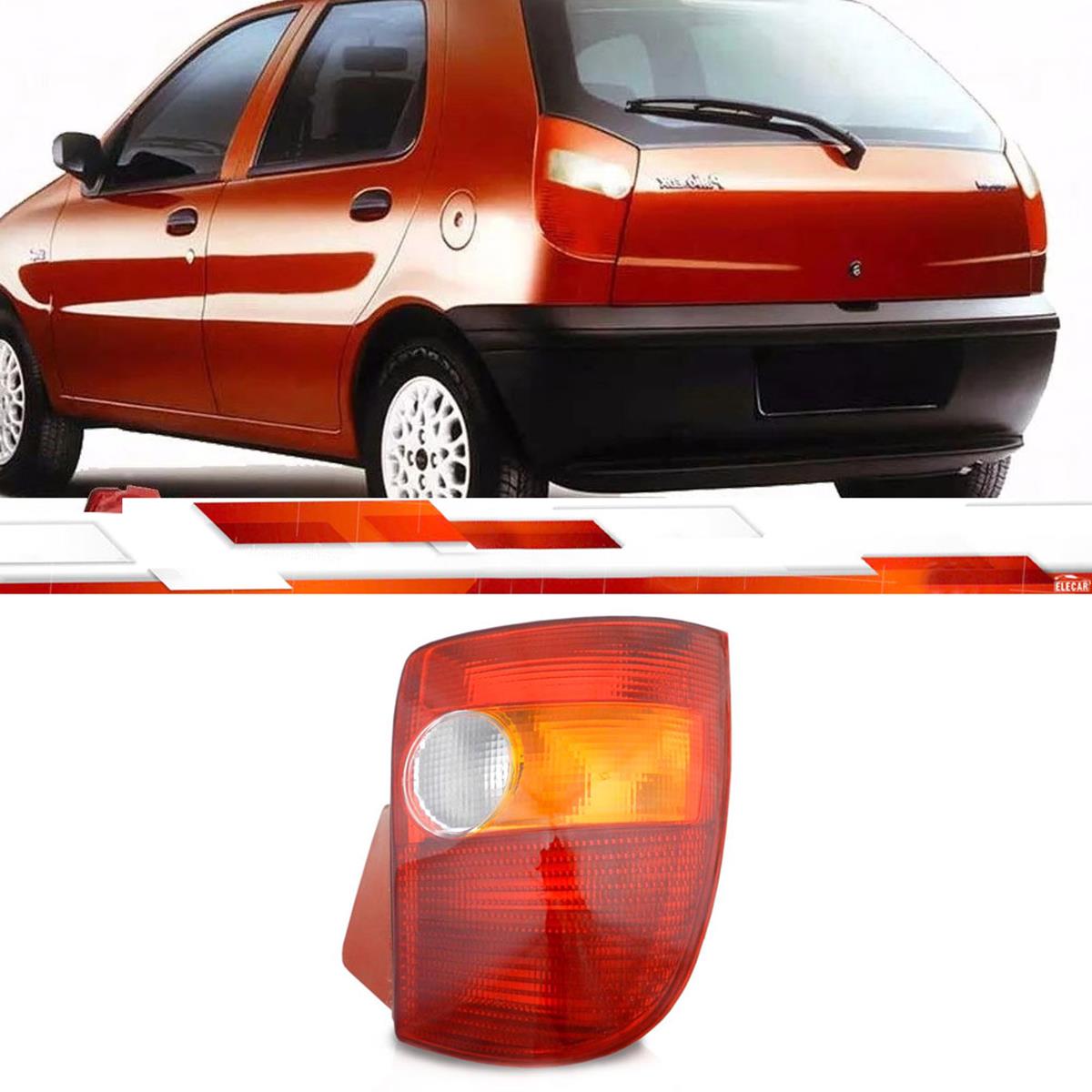 2 Farol 4 Lanterna Palio 96 97 1998 Foco Duplo Dianteira Cristal Trase