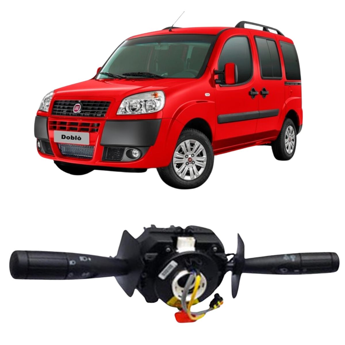Chave Seta Doblo 2014 Ate 2017 Limpador Lavador traseira Funcao Trip A