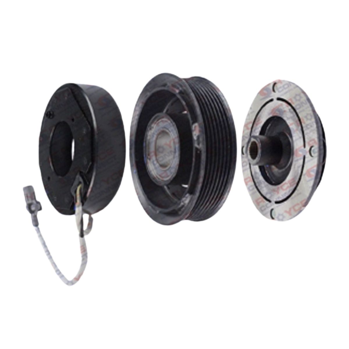 Embreagem do Compressor Conjunto Denso 10S15 Trator TM NHolland Hilux