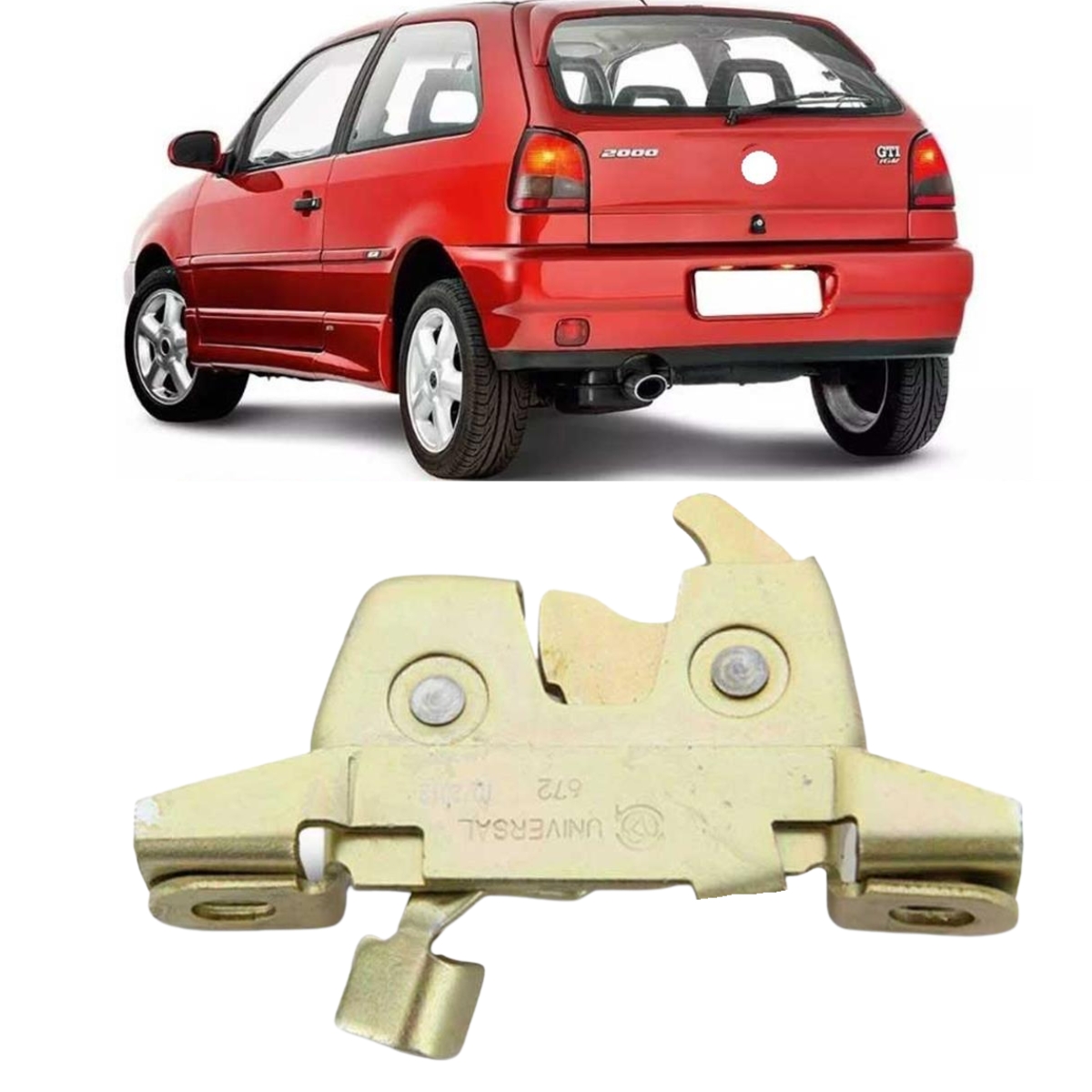 Fechadura Interna Porta Malas Gol G2 1994 Ate 2000 mecanica Referencia